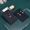 100 Pieces Earring Cards, Set Jewelry Making Supplies Earring Holder Cards 200 Pcs Earring Backs and 100 Jewelry Packaging for Earrings Necklace Jewelry Display, Jewelry Bags 3.5x2.4 Inches (Black)
